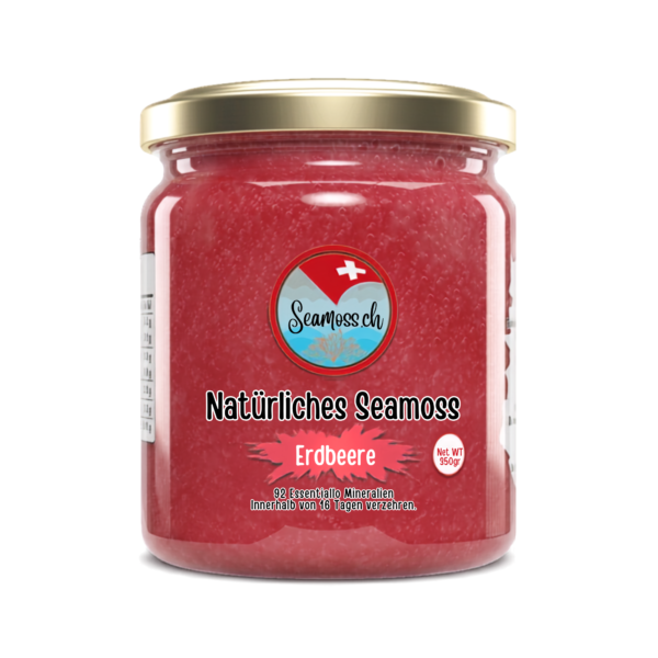 Sea Moss Gel Erdbeere - 350 g